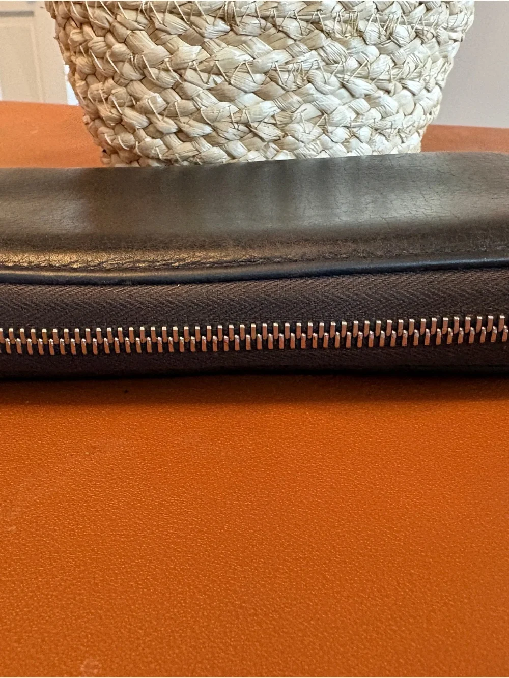 Gucci Dark Brown Leather Zip-Around Wallet